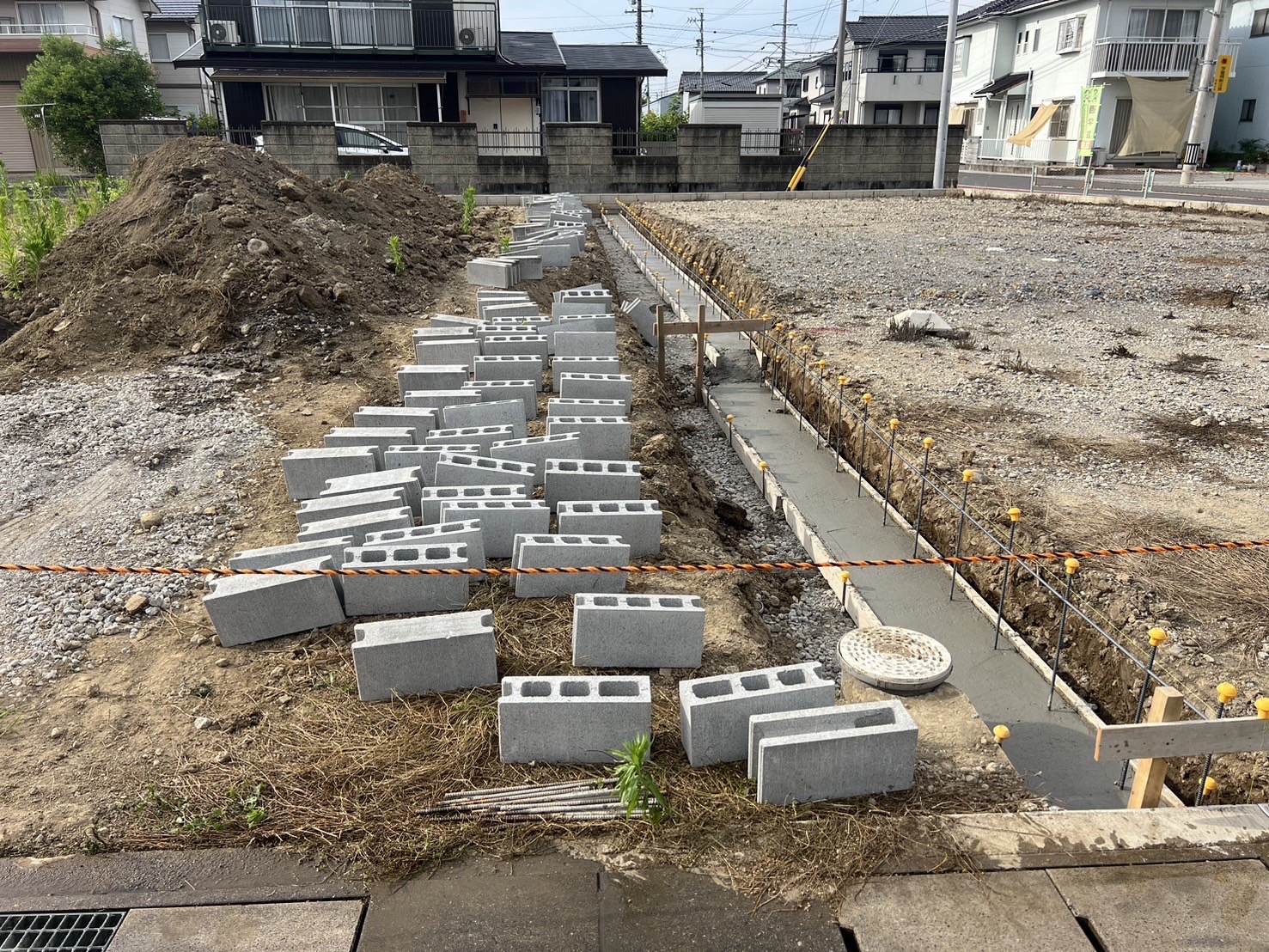 瑞穂市  造成工事着工