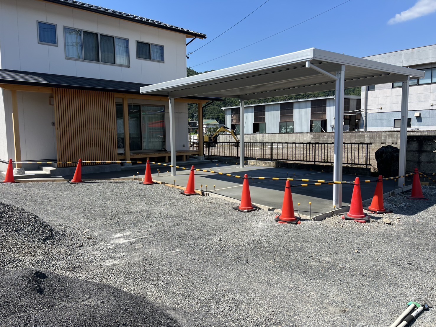 養老町　フェンス基礎工事　　美濃加茂市　コンクリート工事